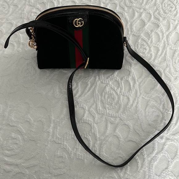Gucci black suede Ophidia with dust bag NEW - Picture 3 of 12